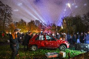 Pro-Palestinian Visual Intervention at GLOW Eindhoven - Netherlands