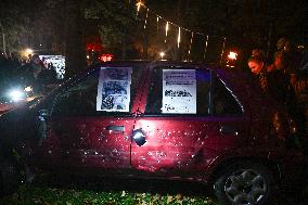 Pro-Palestinian Visual Intervention at GLOW Eindhoven - Netherlands