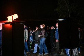 Pro-Palestinian Visual Intervention at GLOW Eindhoven - Netherlands