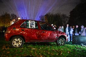 Pro-Palestinian Visual Intervention at GLOW Eindhoven - Netherlands