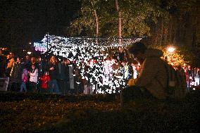 Pro-Palestinian Visual Intervention at GLOW Eindhoven - Netherlands