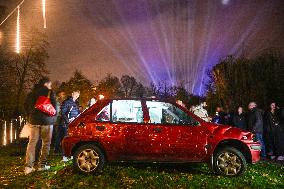 Pro-Palestinian Visual Intervention at GLOW Eindhoven - Netherlands