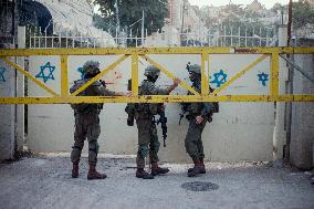 Settlers Storm Hebron Old City - Palestine