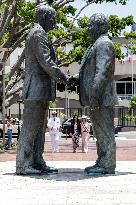 Naïma Moutchou Visit to New Caledonia