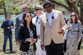 Naïma Moutchou Visit to New Caledonia