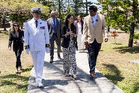 Naïma Moutchou Visit to New Caledonia