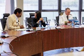 Naïma Moutchou Visit to New Caledonia