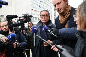 Nicolas Sarkozy Lawyer Jean-Michel Darrois leaving Prison de la Sante - Paris