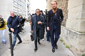 Nicolas Sarkozy Lawyer Jean-Michel Darrois leaving Prison de la Sante - Paris