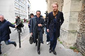 Nicolas Sarkozy Lawyer Jean-Michel Darrois leaving Prison de la Sante - Paris