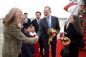 King And Queen Of Spain Begin State Visit - China