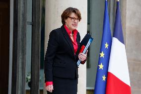 French Weekly Cabinet meeting in Paris - France