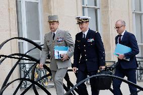 French Weekly Cabinet meeting in Paris - France