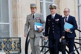 French Weekly Cabinet meeting in Paris - France