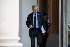 French Weekly Cabinet meeting in Paris - France