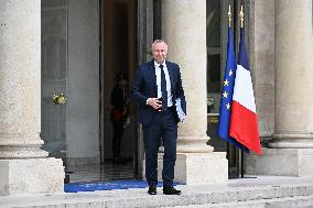 French Weekly Cabinet Meeting - Paris