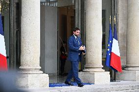 French Weekly Cabinet Meeting - Paris