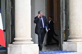 French Weekly Cabinet Meeting - Paris