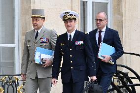 French Weekly Cabinet Meeting - Paris