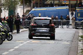 Nicolas Sarkozy Leaves Prison de la Sante - Paris