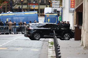 Nicolas Sarkozy Leaves Prison de la Sante - Paris