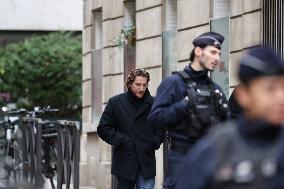 Pierre and Jean Sarkozy Near Their Father's Residence - Paris