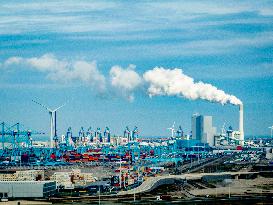 Illustration - Port of Rotterdam - Netherlands