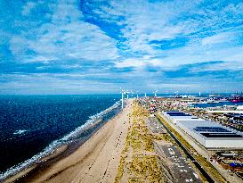 Illustration - Port of Rotterdam - Netherlands