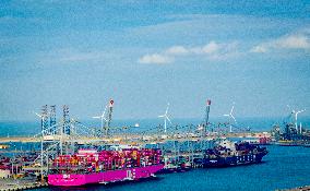 Illustration - Port of Rotterdam - Netherlands