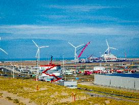 Illustration - Port of Rotterdam - Netherlands