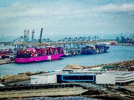 Illustration - Port of Rotterdam - Netherlands