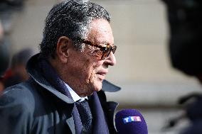 Nicolas Sarkozy Lawyer Jean-Michel Darrois leaving Prison de la Sante - Paris