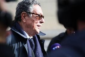 Nicolas Sarkozy Lawyer Jean-Michel Darrois leaving Prison de la Sante - Paris