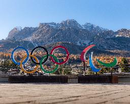 Cortina Olympic Square Sighting - Italy