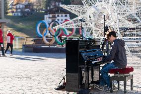 Cortina Olympic Square Sighting - Italy
