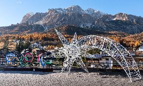 Cortina Olympic Square Sighting - Italy