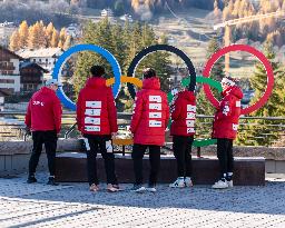 Cortina Olympic Square Sighting - Italy