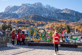 Cortina Olympic Square Sighting - Italy