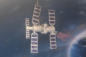 Chinese Lunar Research Station Sand Table