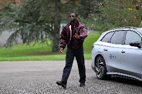 Arrival of French national team players - Clairefontaine