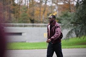 Arrival of French national team players - Clairefontaine