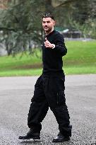 Arrival of French national team players - Clairefontaine