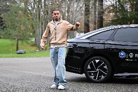 Arrival of French national team players - Clairefontaine