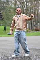 Arrival of French national team players - Clairefontaine