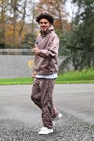 Arrival of French national team players - Clairefontaine