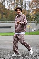 Arrival of French national team players - Clairefontaine