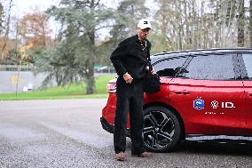 Arrival of French national team players - Clairefontaine