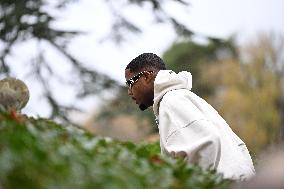 Arrival of French national team players - Clairefontaine