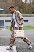 Arrival of French national team players - Clairefontaine