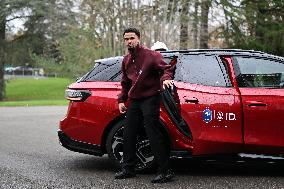 Arrival of French national team players - Clairefontaine